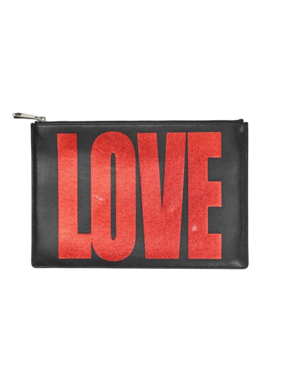 Givenchy Love Print Clutch in Black